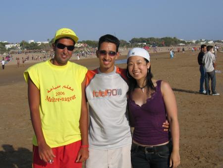 Us by the beach